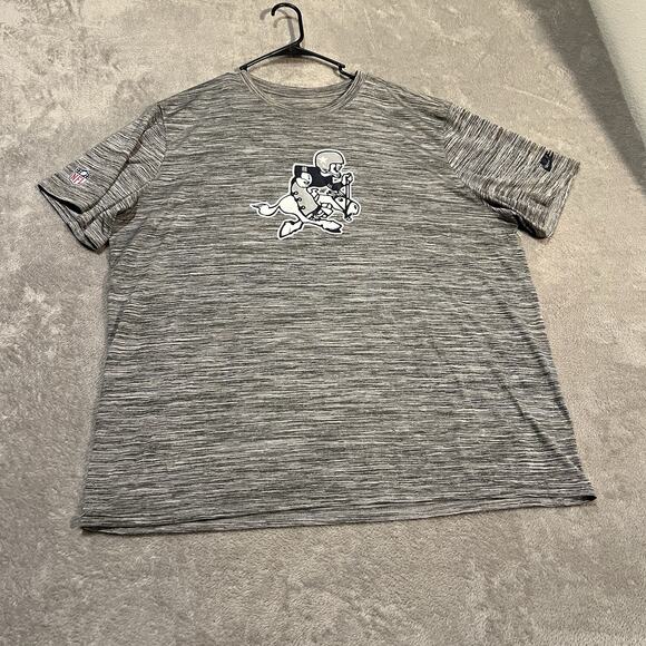 Dallas Cowboys Shirt Mens 3XL XXXL Grey Nike NFL Dri-Fit Team Issued Player Wor - Picture 1 of 7